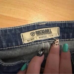 Rock & Roll Women's Classic Blue Bootcut Jeans